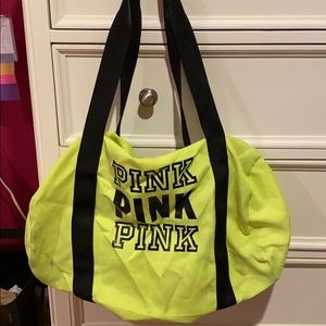 VS Pink Duffle Bag